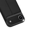 Dux Ducis case for iPhone Air, Skin Pro, with flap, with card slot, black