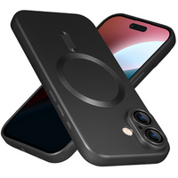 Case for iPhone 16 Plus, ColorMag, for MagSafe, black