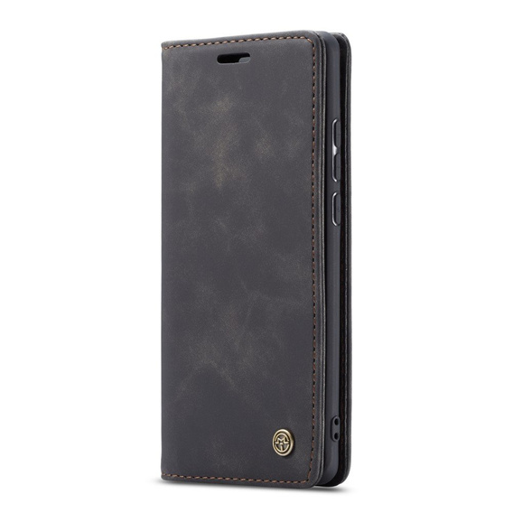 CASEME case for Samsung Galaxy A50, Leather Wallet Case, black