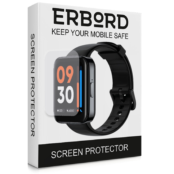 3x ERBORD hydrogel film for Realme Watch 3