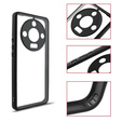 Case for Honor Magic 6 Lite 5G, Fusion Hybrid, with camera protection, transparent / black