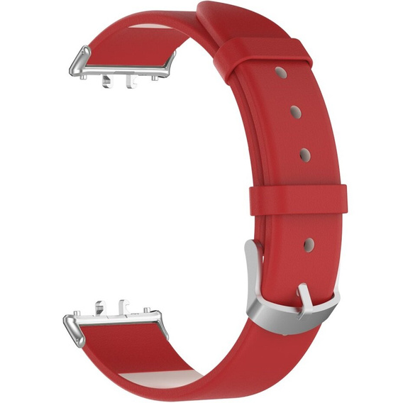 Leather Strap for Samsung Galaxy Fit 3, Red