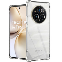 Case for Realme 14 Pro+ 5G, Dropproof, transparent