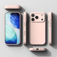 Ringke case for iPhone 17 Pro Max, Silicone Magnetic MagSafe, Pink Sand