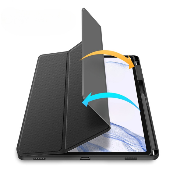 Case for Samsung Galaxy Tab S9+, Dux Ducis TOBY, black