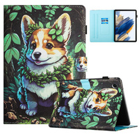 Case for Lenovo Tab M10 Plus TB-X606F, with flap, corgi dog