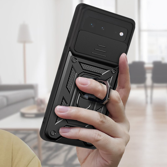 Case for Google Pixel 6, CamShield Slide, black