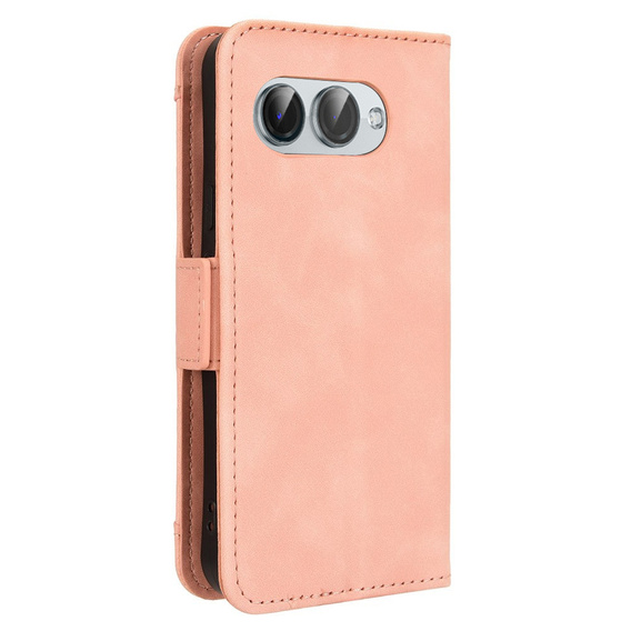 Flip case for T Phone 3 5G, Card Slot, pink