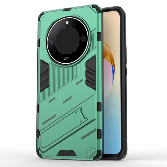 Case for Honor Magic 6 Lite 5G, Military kickstand, green