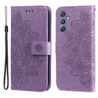 Flip case for Samsung Galaxy M34 5G, Mandala Flower, purple
