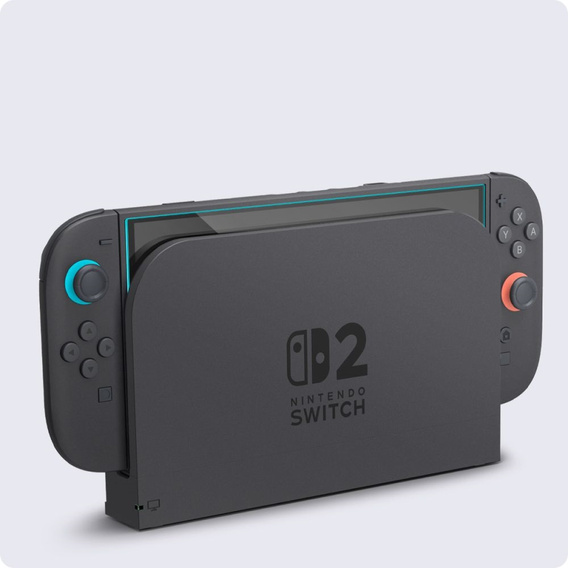 Spigen Glas.tR EZ Fit Tempered Glass 2-Pack for Nintendo Switch 2 – Clear