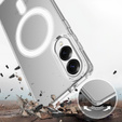 Case for Samsung Galaxy S25 Edge, Fusion Hybrid, for MagSafe, transparent