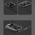 BENKS Kevlar Armor PRO Carbon Fiber 600D A070 case for MagSafe with active button for iPhone 17 Pro Max