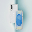 Case for Samsung Galaxy S25 Edge, Glittery Powder, transparent