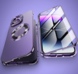 Case for iPhone 13 Pro Max, Dual Glass, for Magsafe, purple