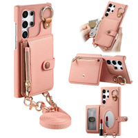 Case for Samsung Galaxy S25 Ultra, GKK Leather, black