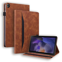Case for Samsung Galaxy Tab A8 10.5 SM-X200 SM-X205, Classic, with space for stylus, brown