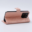 Flip case for Xiaomi 13T / 13T Pro, Butterfly, pink rose gold