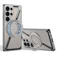 Samsung Galaxy S25 Ultra case, GKK Kickstand Ring, for MagSafe, titanium grey