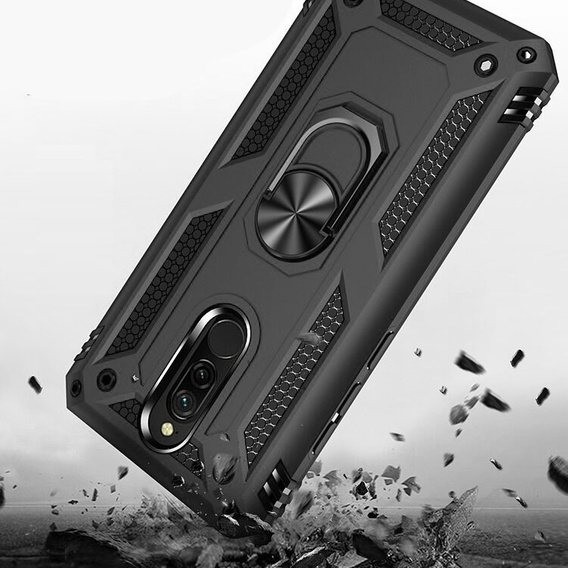 Armor Case for Xiaomi Redmi 8 / 8A, Nox Case Ring, black