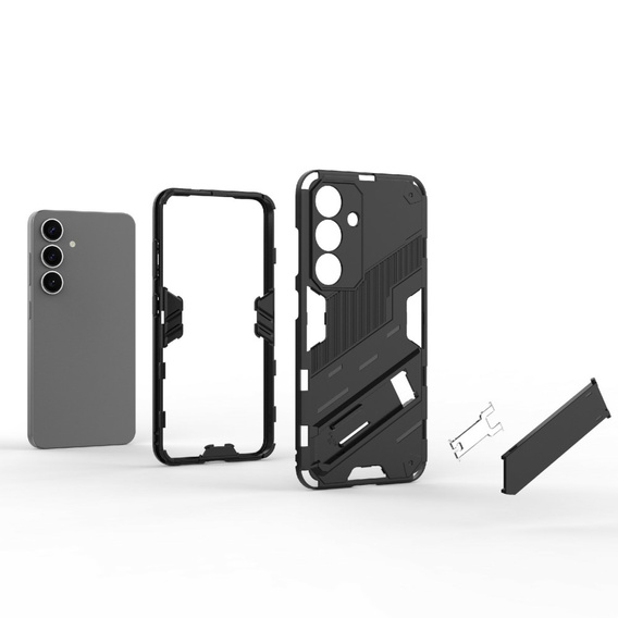 Case for Samsung Galaxy A56 5G, Military kickstand, green