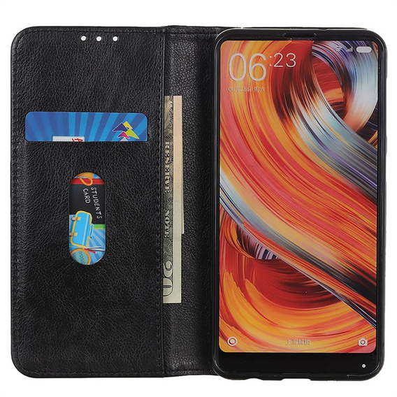 Flip case for Xiaomi 15 Ultra, Split Leather, black