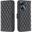 Flip case for Realme C55, Wallet, BINFEN COLOR, black