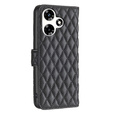 Flip case for Infinix Hot 30, Wallet, BINFEN COLOR, black
