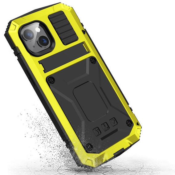 Armored case for iPhone 14, R-JUST, yellow