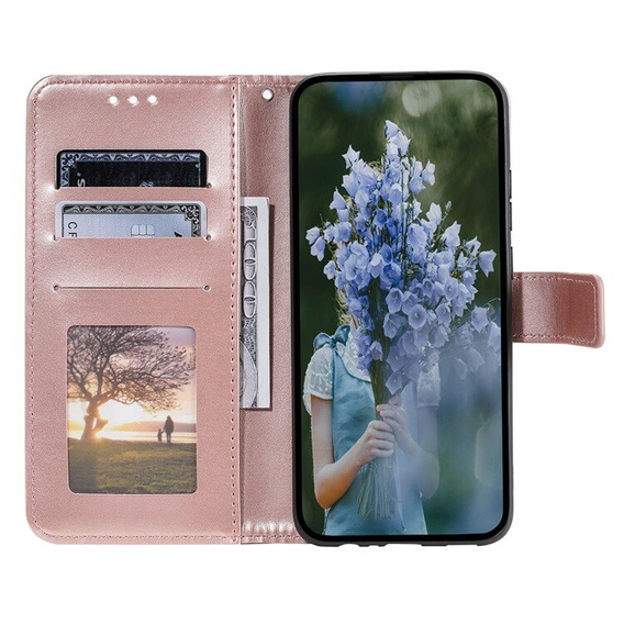 Flip case for Samsung Galaxy A55 5G, Mandala Flower, green