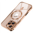 Case for iPhone 16 Pro, Electro MagSafe, desert titanium + Screen Glass