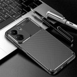Case for Xiaomi Redmi 13C / Poco C65, Carbon Gel, black