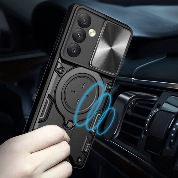 Armor case for Samsung Galaxy A54 5G, CamShield Slide, black