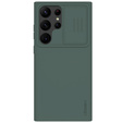 NILLKIN Case for Samsung Galaxy S23 Ultra, Silicone CamShield Case for MagSafe, green