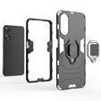 Case for Oppo A78 5G, Kickstand Ring, black