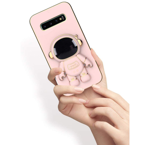 Case for Samsung Galaxy S10, Astronaut, pink rose gold