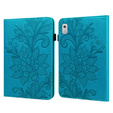 Flap case for Lenovo Tab M9, flower, blue
