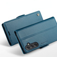 CASEME flip case for Samsung Galaxy A54 5G, Litchi Wallet, blue