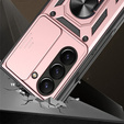 Case for Samsung Galaxy Z Fold5 5G, CamShield Slide, pink rose gold