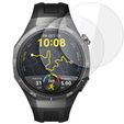 2x ERBORD Tempered Glass for Huawei Watch GT 5 Pro 46mm, with mounting frame