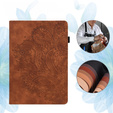 Flap case for Xiaomi Redmi Pad SE 11", flower, brown