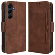 Flip case for Samsung Galaxy A35 5G, Card Slot, brown