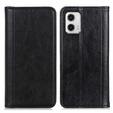 Flip case for Motorola Moto G73 5G, Split Leather, black