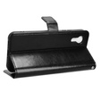 Flip case for Samsung Galaxy Xcover 7, Crazy Horse Wallet, black