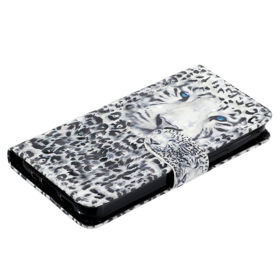 Flip case for Samsung Galaxy A35 5G, Wallet, Leopard