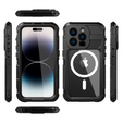 IP68 Waterproof Case for iPhone 14 Pro, SHELLBOX MagSafe, black