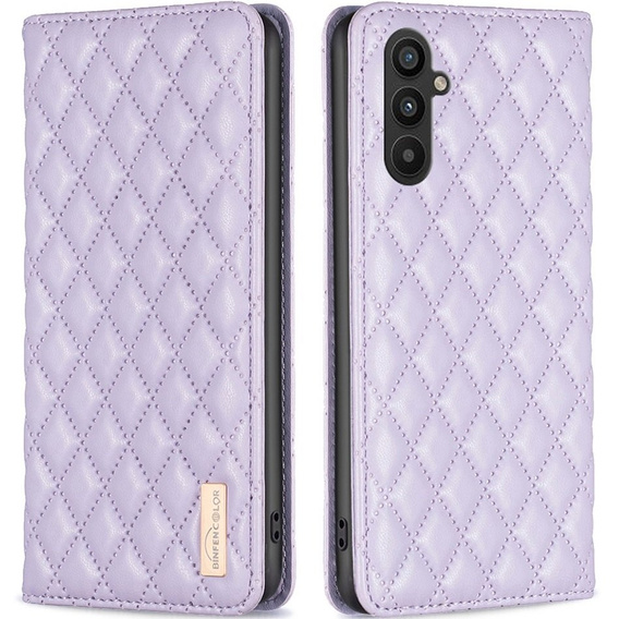 Flip case for Samsung Galaxy A34 5G, Wallet, BINFEN COLOR, purple