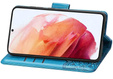 Flip case for Motorola Moto E14, Butterfly, blue