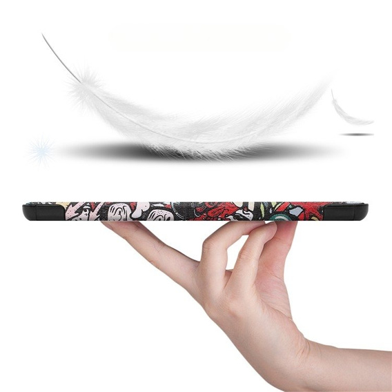 Case for Samsung Galaxy Tab S9 Plus, Smartcase, graffiti