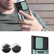 Case for Samsung Galaxy S23 Ultra, CamShield Slide, green